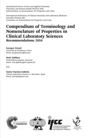دانلود کتاب Compendium of terminology and nomenclature of properties in clinical laboratory sciences